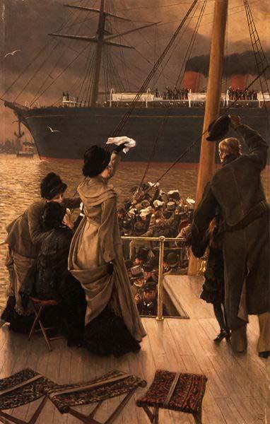 James Tissot Goodbye, on the Mersey, Norge oil painting art